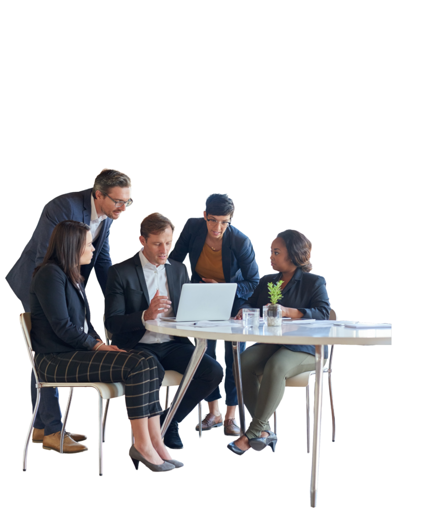 Cut out of professionals discussing what HIA offers
